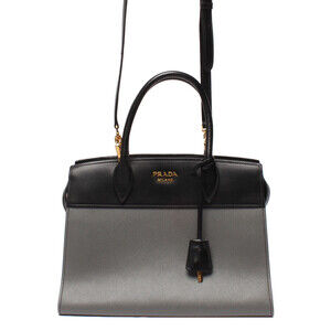 Prada Esplanade shoulder bag black gray